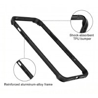 Защитный бампер COTEetCI 31248-TS для iPhone 15 Pro Max (Серебро)