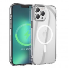 Чехол TPU Magnetic Series для iPhone 13 Pro (прозрачный)