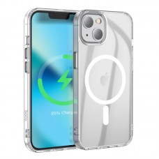 Чехол TPU Magnetic Series для iPhone 15 (прозрачный)