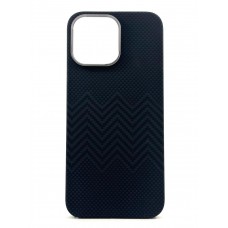 Чехол-накладка Carbon M-pattern Ring MagSafe 1500D для iPhone 15 Pro (Черный)