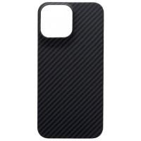 Чехол-накладка Carbon Big Hole MagSafe 1500D для iPhone 15 (Черный)
