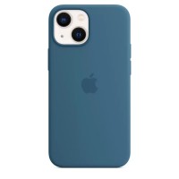 Накладка Silicone Case MagSafe для iPhone 13 Mini (Blue jay)