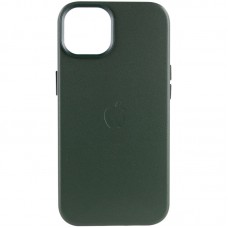 Накладка Leather Case Magsafe для iPhone 13/14 (Forest Green)