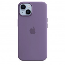 Накладка Silicone Case Magsafe для iPhone 14 Plus (Iris)