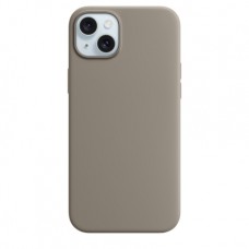 Накладка Silicone Case Magsafe для iPhone 15 Plus (Clay)