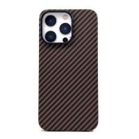 Чехол-накладка Carbon Ring MagSafe 1500D для iPhone 15 Pro Max (Коричневый)