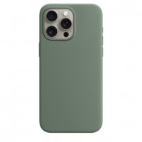 Накладка Silicone Case Magsafe для iPhone 15 Pro Max (Cypress)