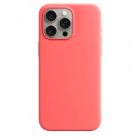 Накладка Silicone Case Magsafe для iPhone 15 Pro Max (Guava)