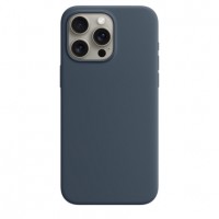 Накладка Silicone Case Magsafe для iPhone 15 Pro Max (Storm Blue)