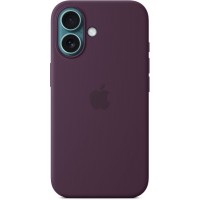 Накладка Silicone Case Magsafe для iPhone 16 (Plum)