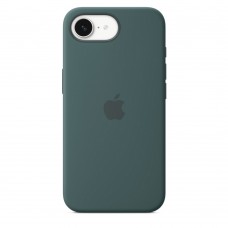 Накладка Silicone Case Magsafe для iPhone 16e (Lake Green)