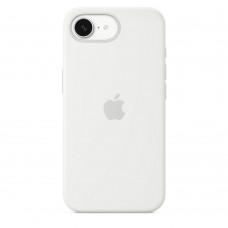 Накладка Silicone Case Magsafe для iPhone 16e (White)
