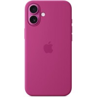 Накладка Silicone Case Magsafe для iPhone 16 Plus (Fuchsia)