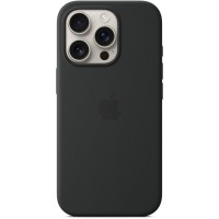 Накладка Silicone Case Magsafe для iPhone 16 Pro (Black)
