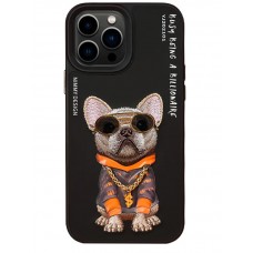 Чехол-накладка Nimmy Cool Glasses Series для iPhone 15 (Черный)