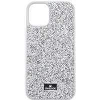 Чехол-накладка Swarovski для iPhone 15 Pro (белый)