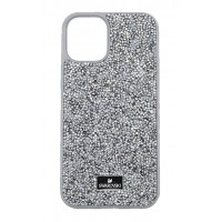 Чехол-накладка Swarovski для iPhone 16 (белый)