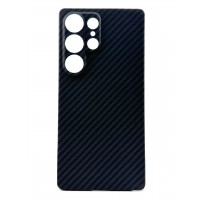 Чехол-накладка Carbon MagSafe для Samsung S25 Ultra (Черный)