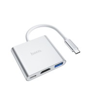 USB-C Хаб HOCO HB14 Type-C/HDMI/USB3.0 15cm
