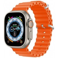 Часы Apple Watch Series Ultra 2, 49 мм, корпус из титана, ремешок Ocean "Оранжевый"