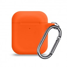 Чехол силиконовый для Apple Airpods 1/2 Silicone Case (Hermes)