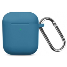 Чехол силиконовый для Apple Airpods 1/2 (Atrovirens)