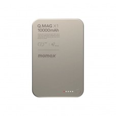 Внешний аккумулятор 10000mAh Momax Q.Mag X1 MagSafe 15W (Натуральный титан)