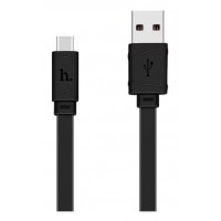 Кабель HOCO X5 Bamboo Type-C to USB-A 1m (черный)