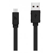 Кабель HOCO X5 Bamboo Type-C to USB-A 1m (черный)
