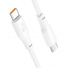 Кабель HOCO X93 Type-C to Type-C 100W 1m (белый)