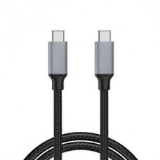 Кабель для зарядки COTEetCI 87310-1 Type-C to Type-C USB 3.1 PD60W (Белый)