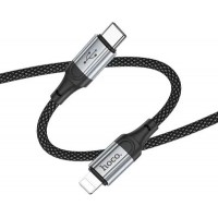 Кабель HOCO X102 Lightning to USB-C 27W 1m (черный)