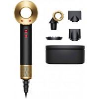 Фен Dyson HD15 Supersonic, 4 насадки+кейс (Оникс/Золото)