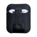 Чехол TPU LEATHER SOFT для Apple Airpods (черный)