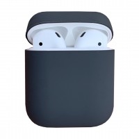 Чехол силиконовый для Apple Airpods 1/2 Silicone Case (Gray)