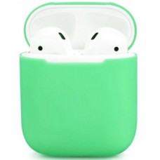 Чехол силиконовый для Apple Airpods 1/2 Silicone Case (Spearmint)