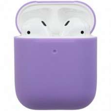 Чехол силиконовый для Apple Airpods 1/2 Silicone Case (Purple)