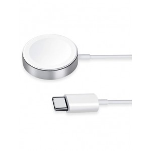 Магнитное зарядное устройство для часов Apple Watch 1m Type-C (белый)