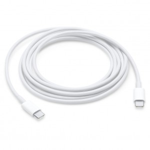 Кабель Apple USB-C для зарядки Macbook 2m (белый)