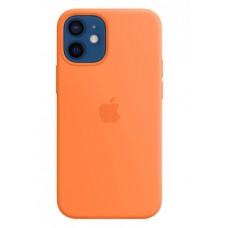 Накладка Silicone Case Magsafe для iPhone 12 Mini (Kumquat)