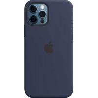 Накладка Silicone Case Magsafe для iPhone 12/12 Pro (Deep Navy)