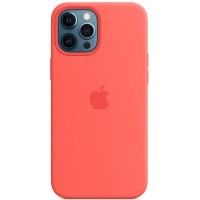 Накладка Silicone Case Magsafe для iPhone 12 Pro Max (Citrus)