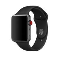 Силиконовый ремешок COTEetCI WH2085-BK для Apple Watch 38/40mm (Black)