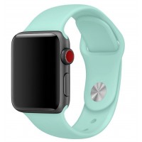 Силиконовый ремешок COTEetCI для Apple Watch 38/40mm (Sea Blue)
