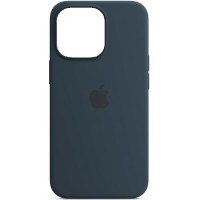 Накладка Silicone Case Magsafe для iPhone 13 Pro Max (Abyss blue)