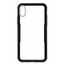 Бампер стеклянный для iPhone Xs Max cs0003 (Черный)