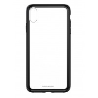 Чехол Baseus See-through Glass для iPhone Xs Max (Черный)