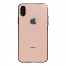 Бампер силикон+пластик для iPhone X/Xs Max (прозрачный)