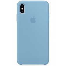 Накладка Silicone Case для iPhone Xs (Cornflower)