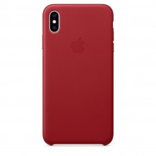 Накладка Leather Case для iPhone Xs Max (RED)